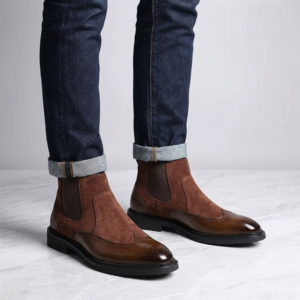 Montefalco Leather Chelsea Boots