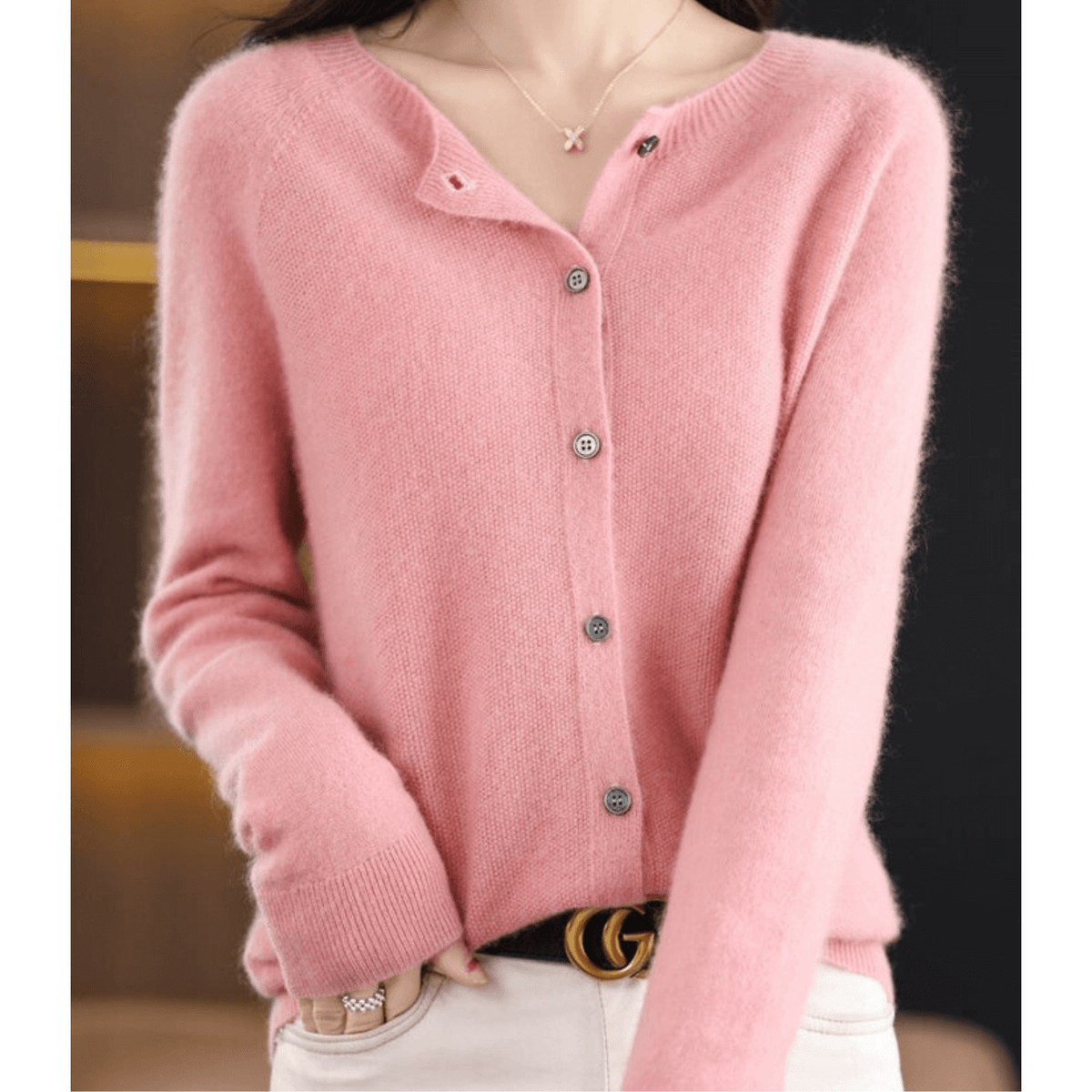 Livia Blend V-Neck Cardigan