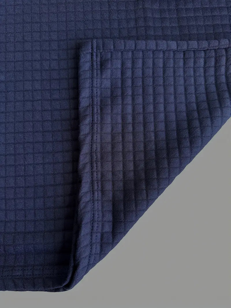 LONG SLEEVE TEXTURED POLO