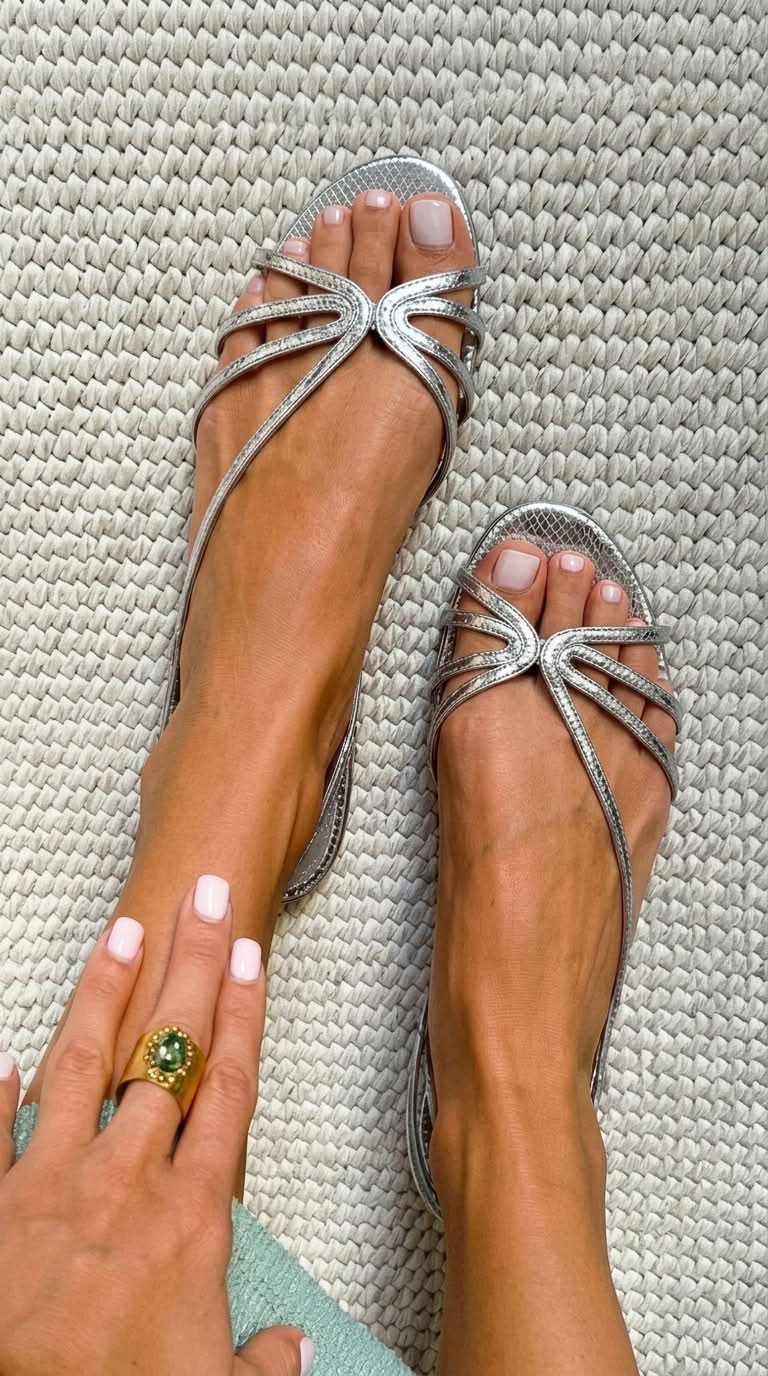Tiffany | Golden Sandals Summer Essence
