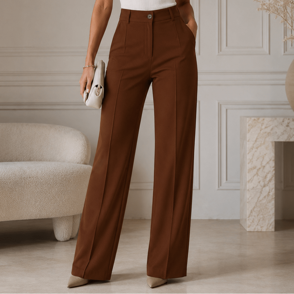 Women’s High-Waisted Wide-Leg Tailored Trousers