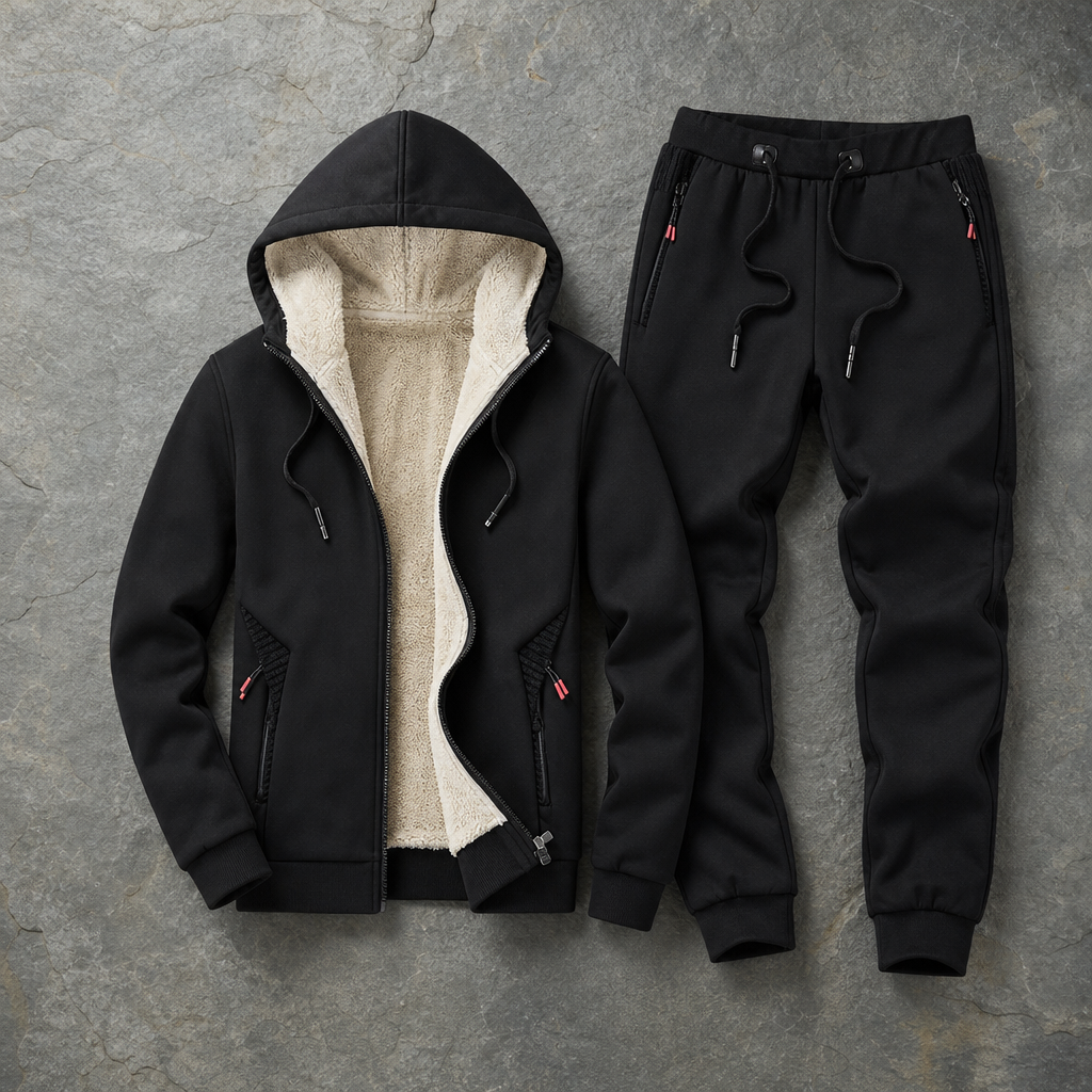 Sitia Sherpa Lined Tracksuit Set
