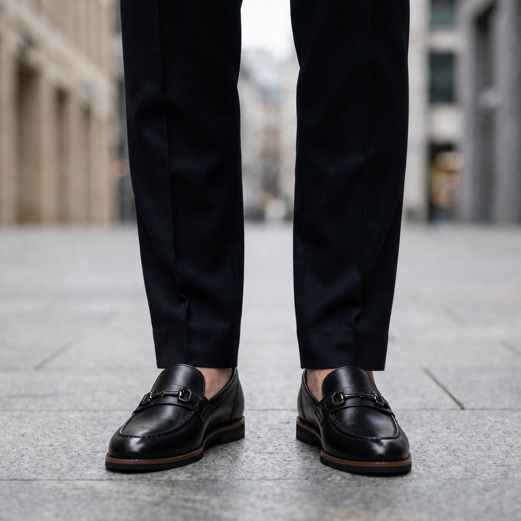 Kyrenia Horsebit Leather Loafers