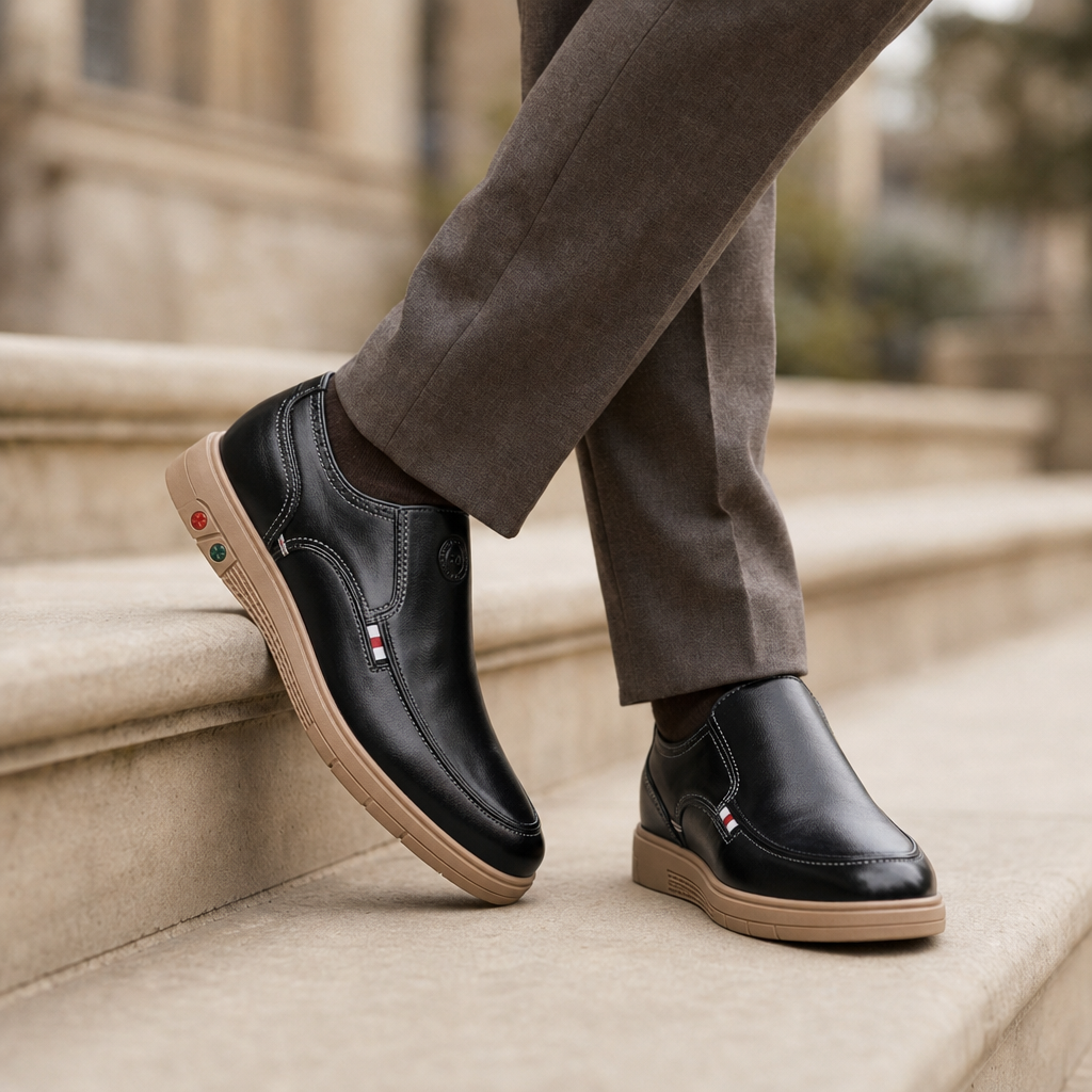 Mantova Leather Slip-On Loafers