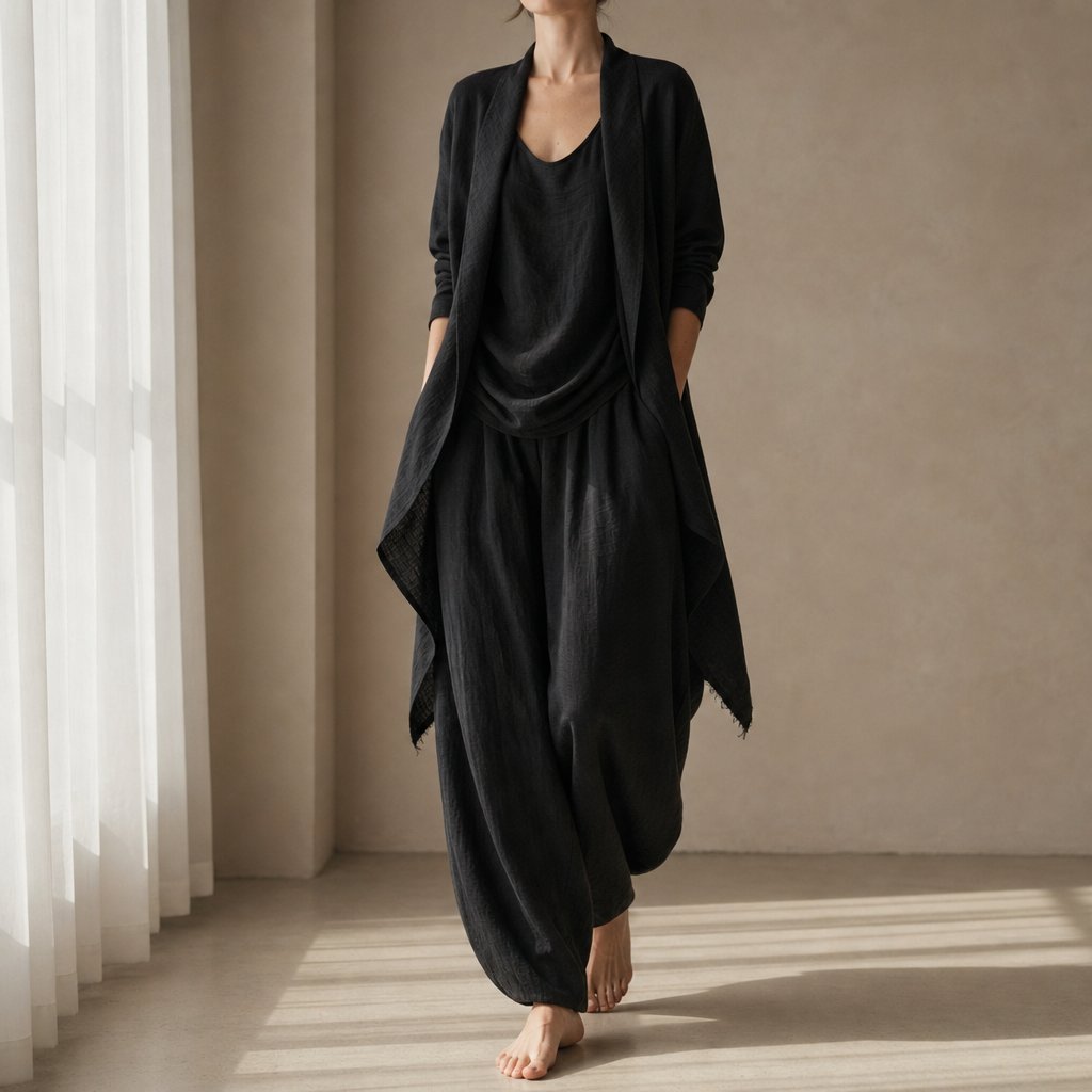 Montalcino Linen Three-Piece Set