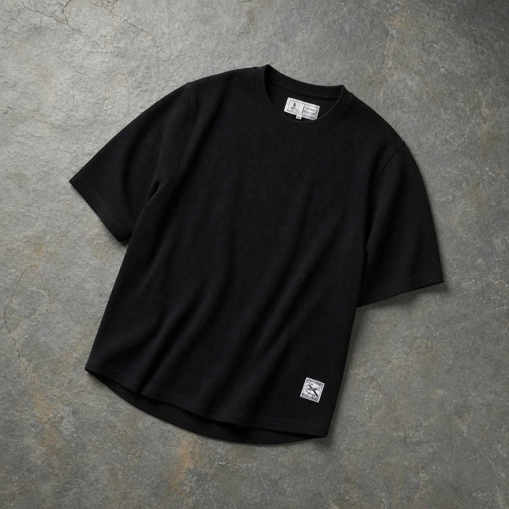 Granada Waffle Knit Drop Tee