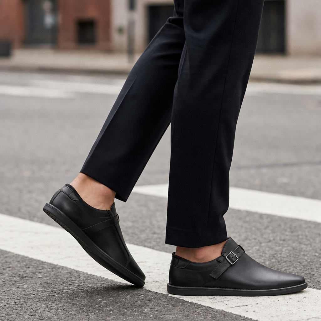 Spoleto Buckle Leather Mule