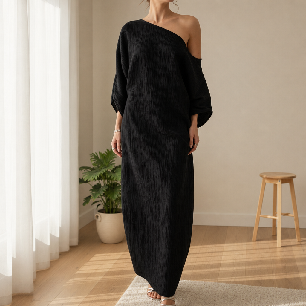 Trujillo One-Shoulder Maxi Dress