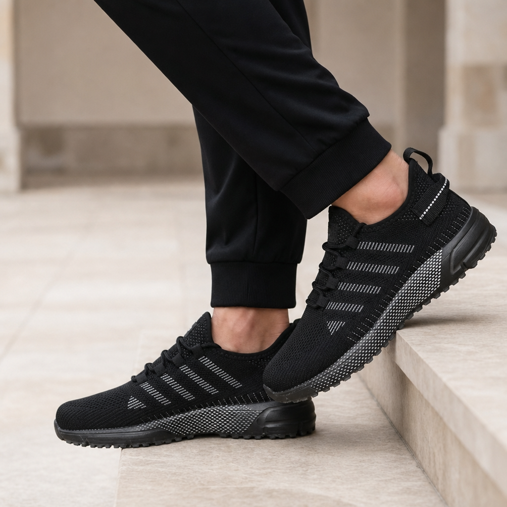 Calvero Knit Mesh Athletic Sneakers
