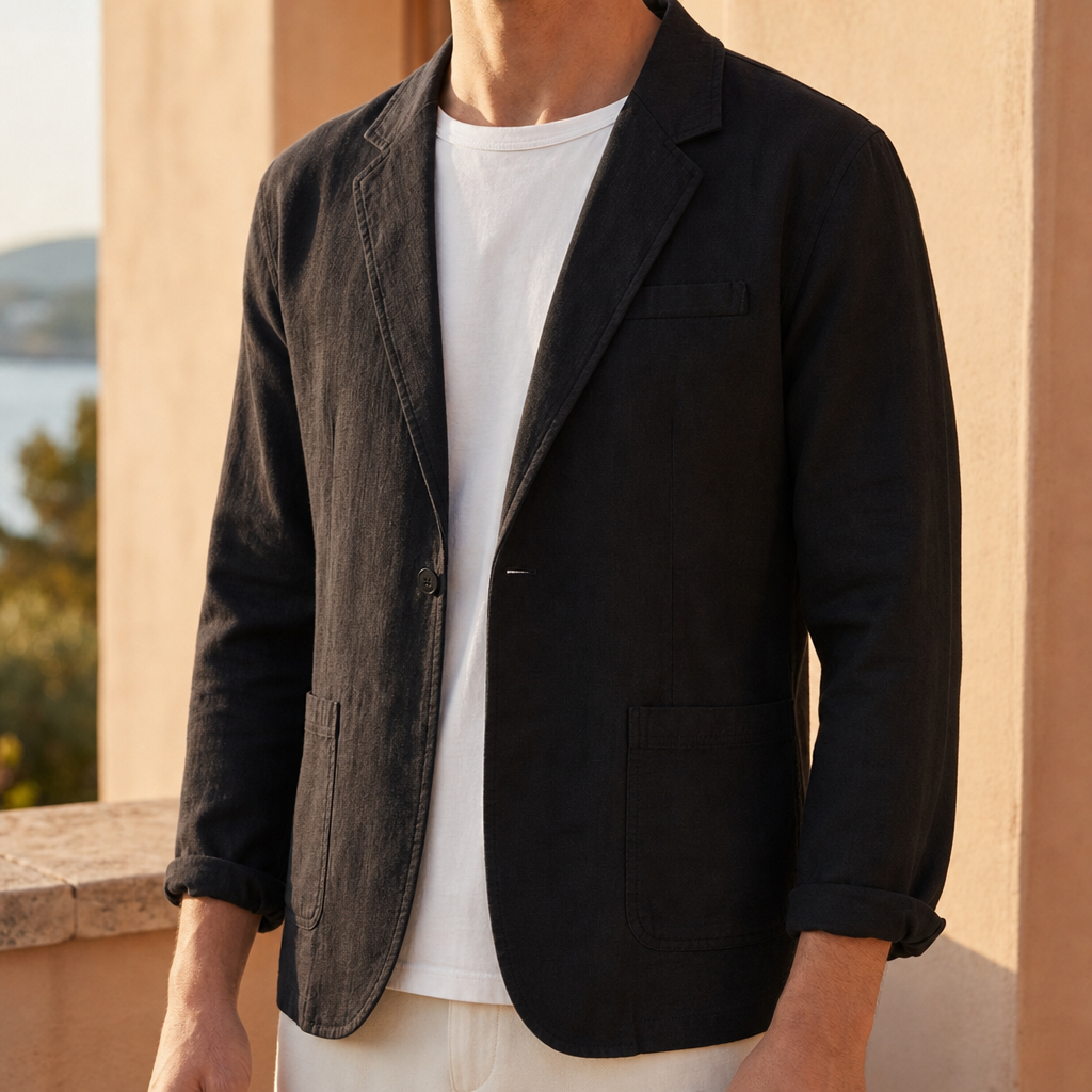Calpe Relaxed Linen Blazer