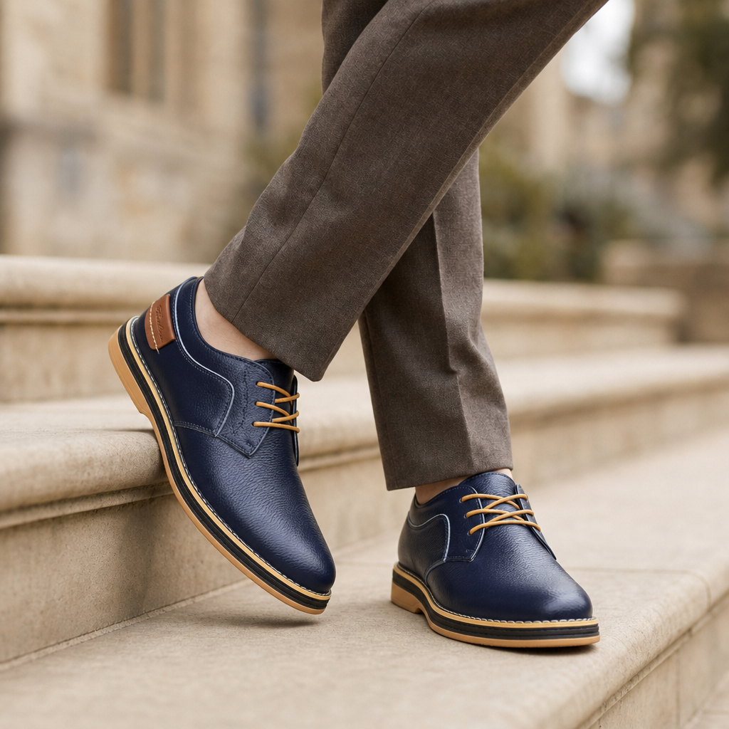 Portofino Leather Lace-Up Oxfords