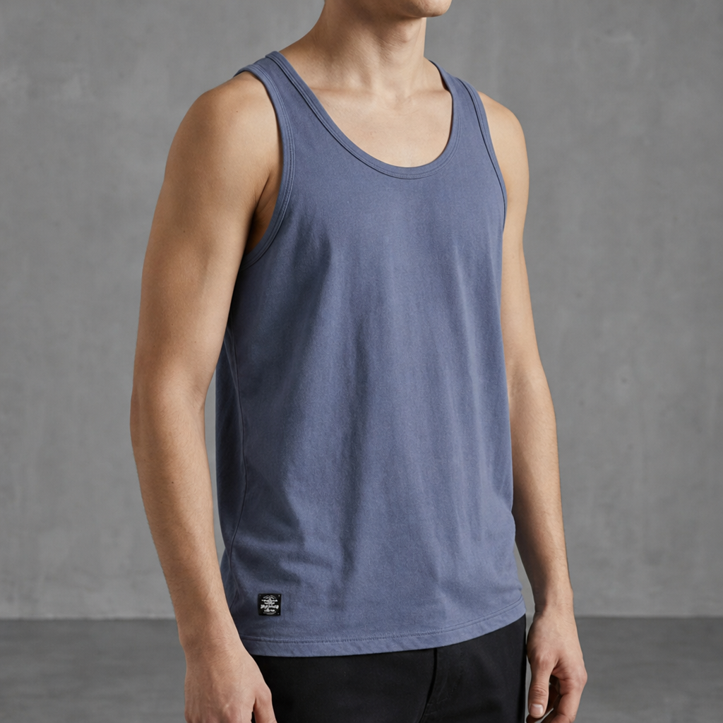 Omodos Cotton Scoop Neck Tank