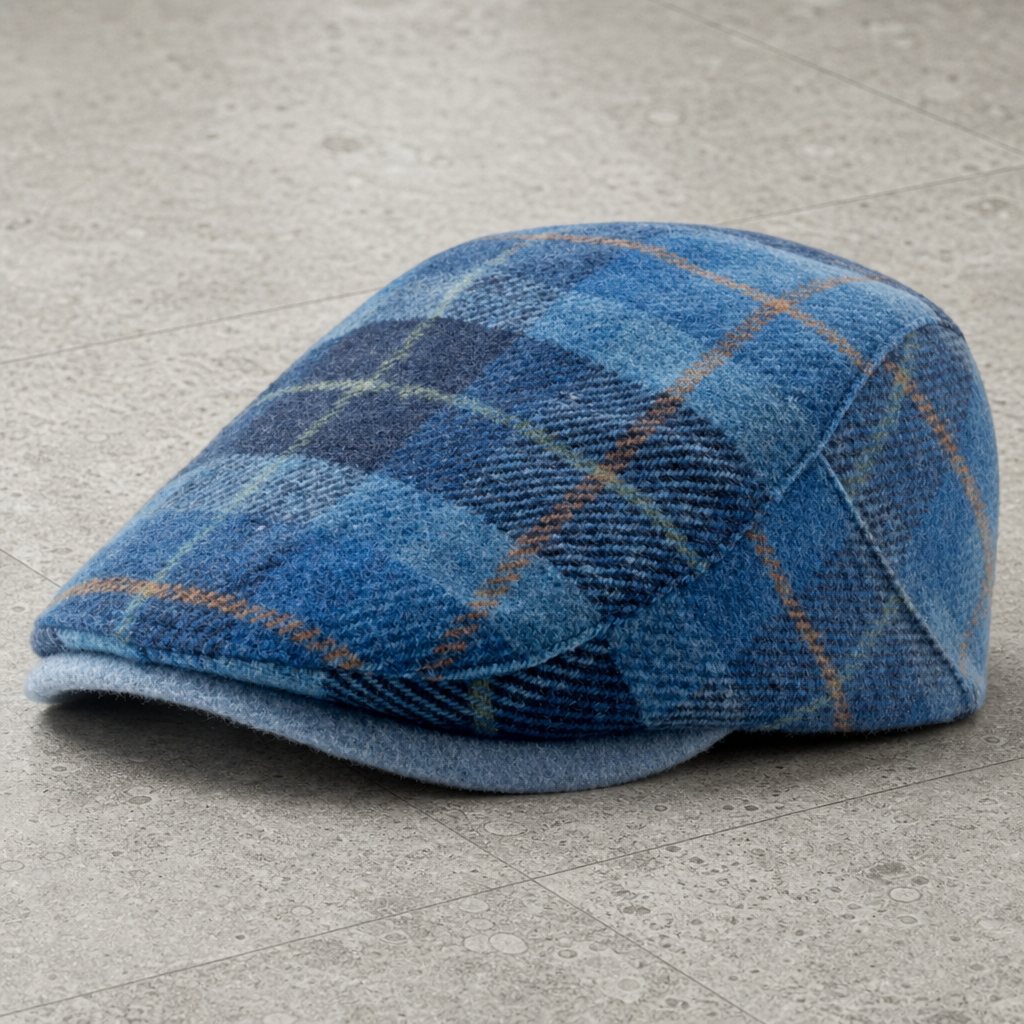 Rabat Tartan Wool Flat Cap