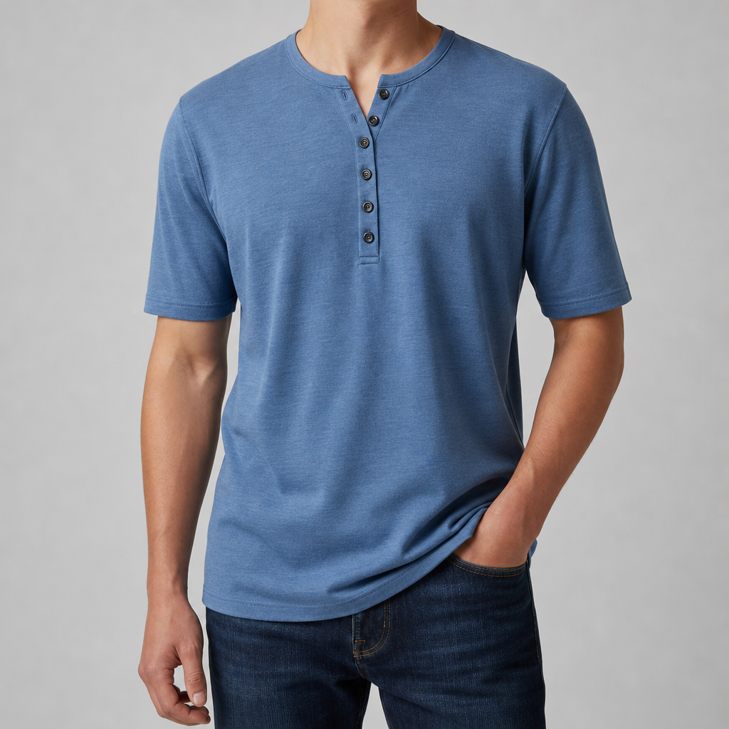 Skyros Athletic Henley Shirt