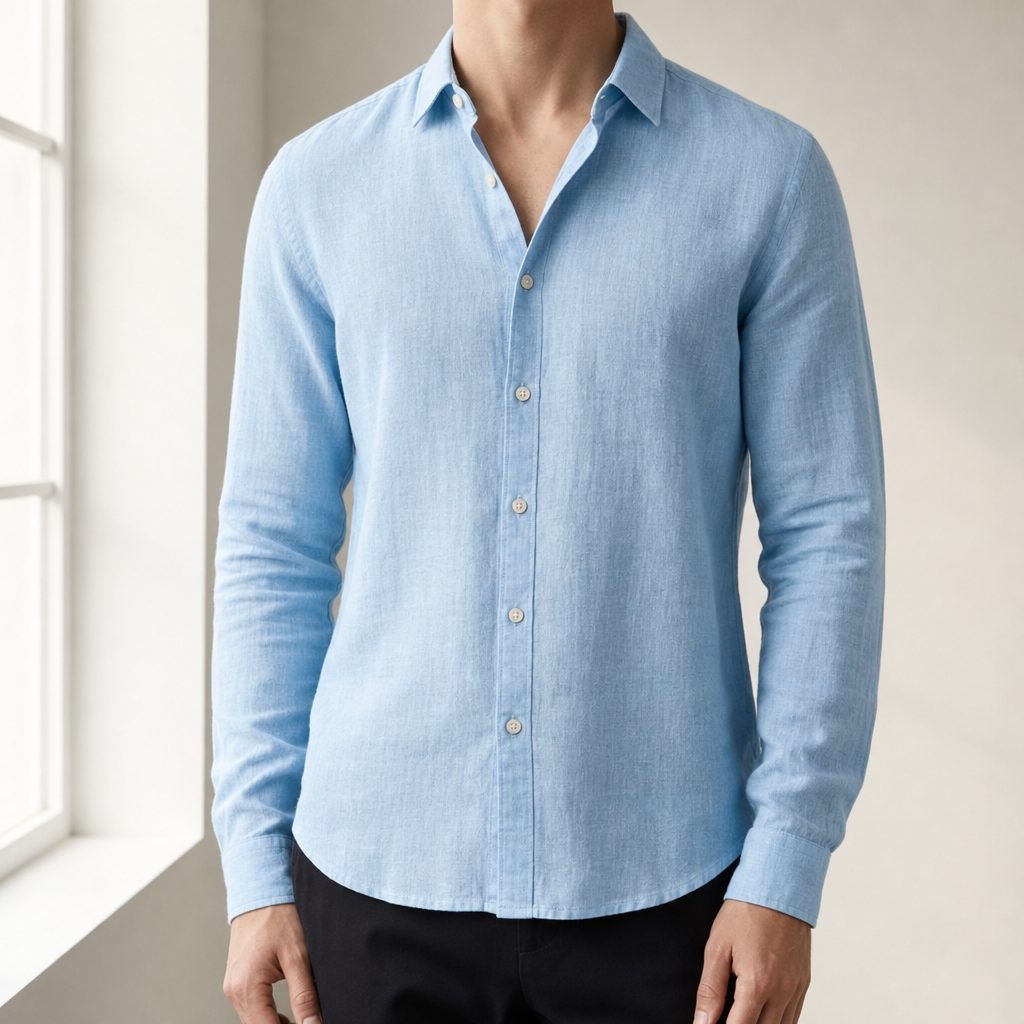 Dubrovnik Linen Button-Up Shirt