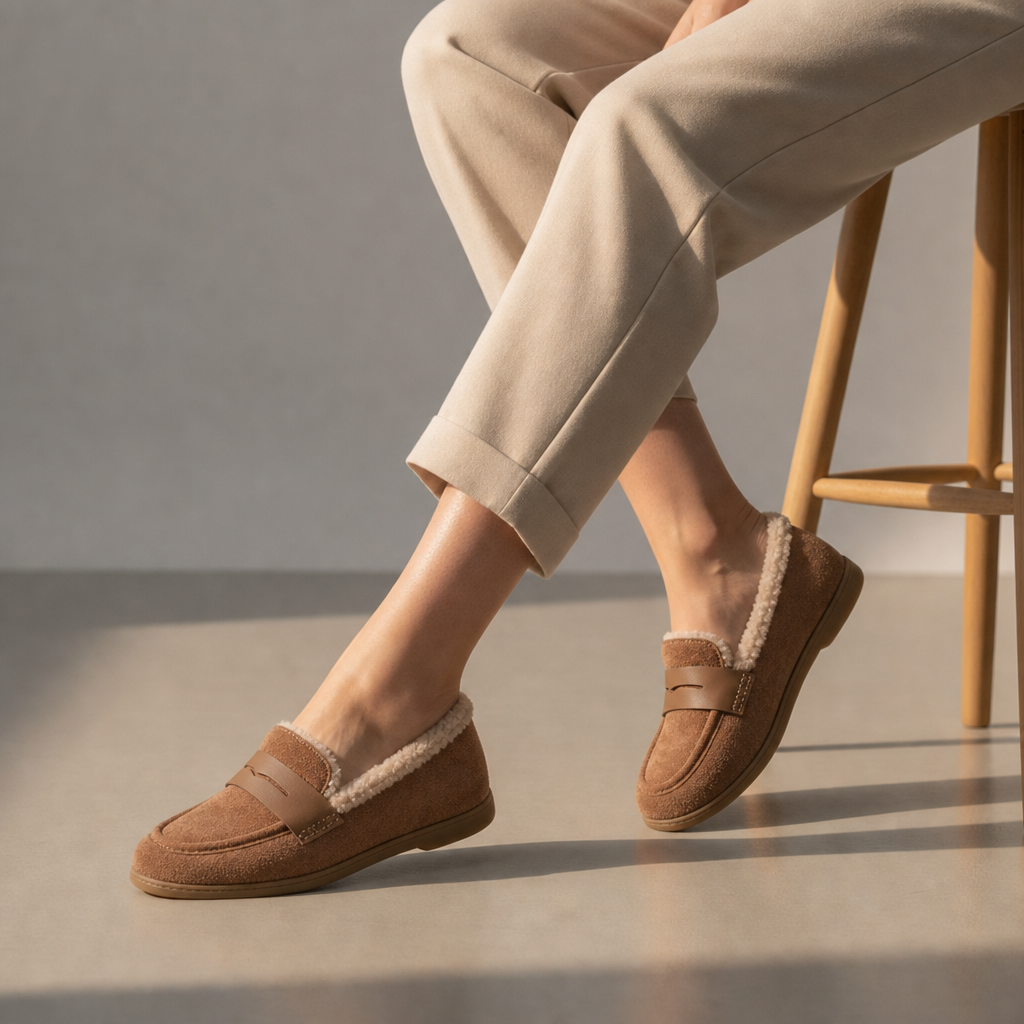Comino Fur Lined Loafers