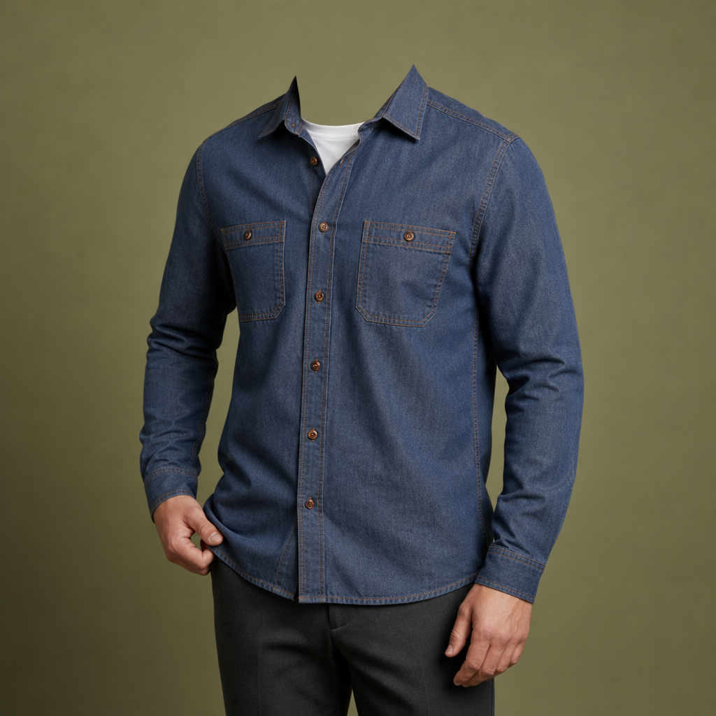 Otranto Dual Pocket Cotton Shirt