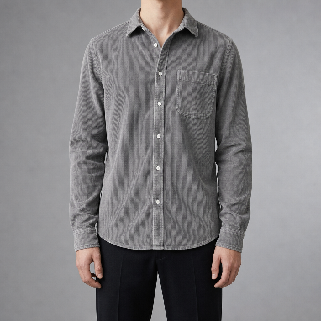 Antiparos Corduroy Button Shirt