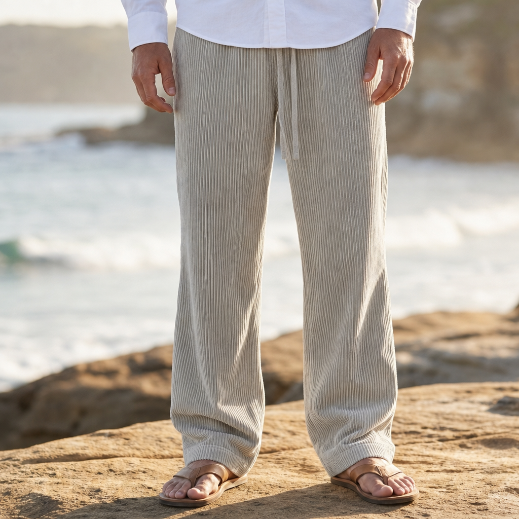 Lucca Wide Leg Corduroy Pants
