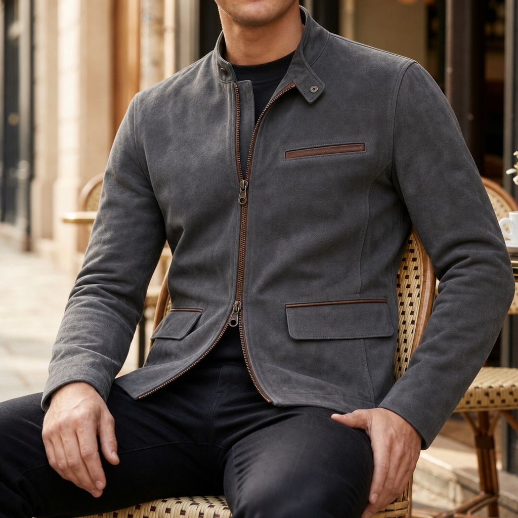 Frigiliana Suede Field Jacket