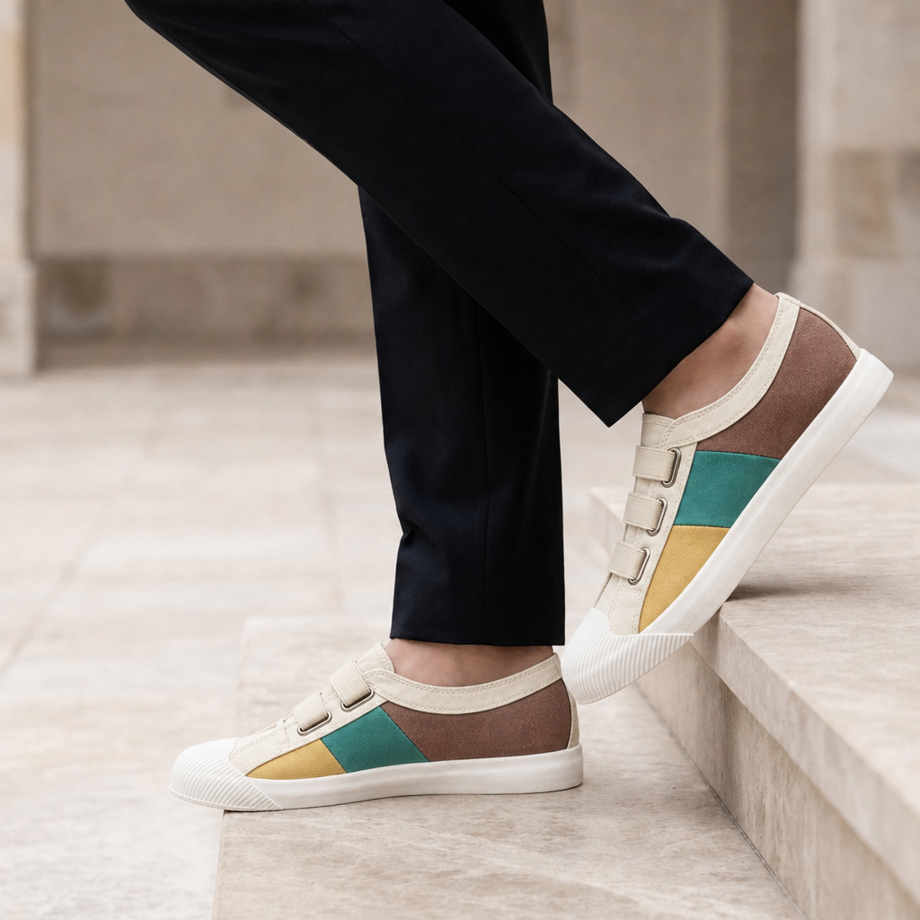 Cinque Terre Color Block Canvas Sneakers