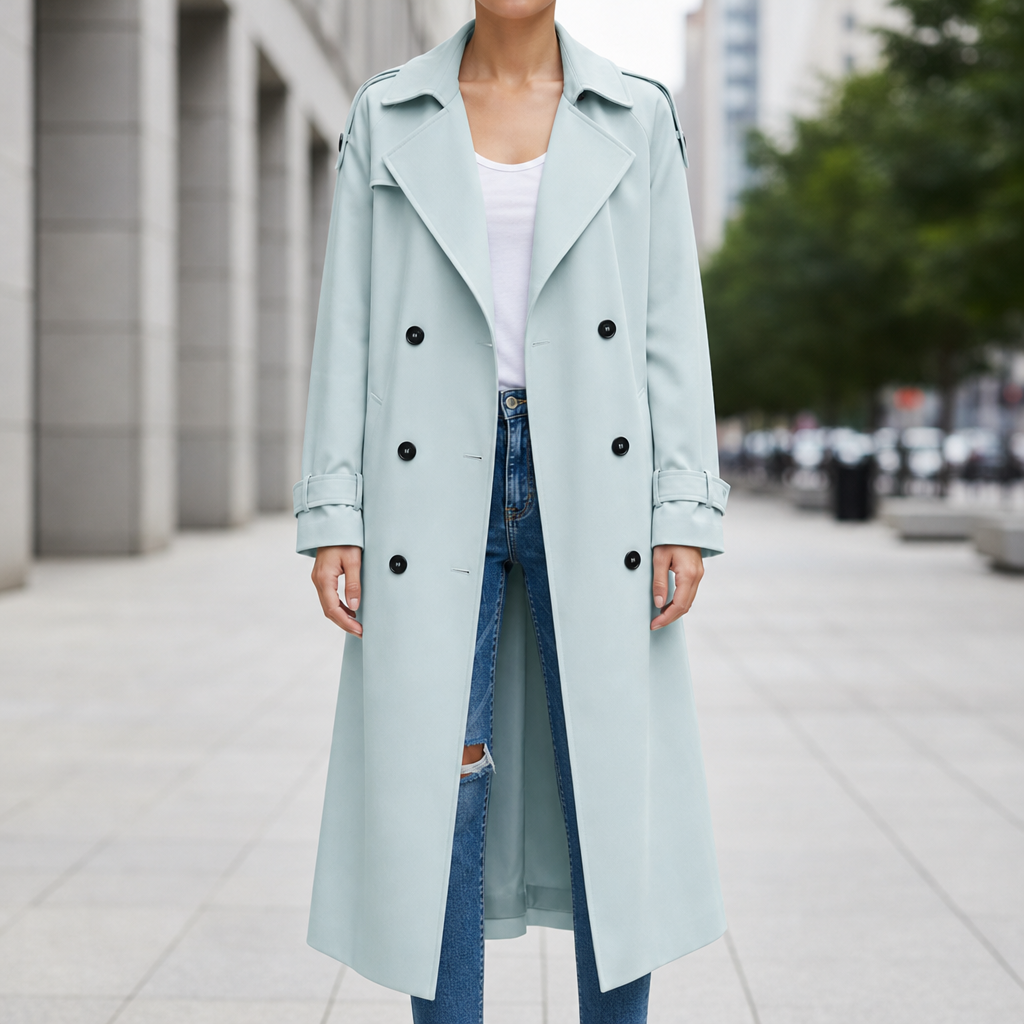 Positano Double Breasted Trench Coat