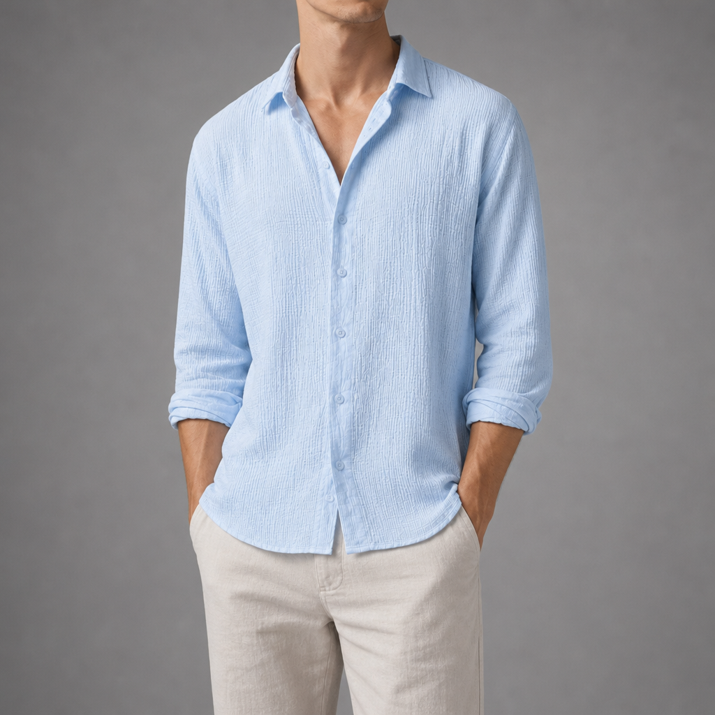 Corfu Textured Linen Shirt