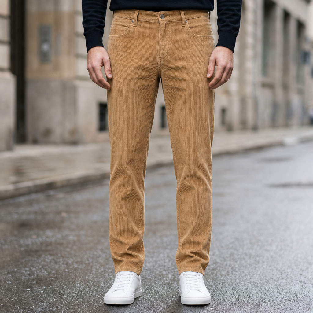 Lecce Slim Corduroy Trousers