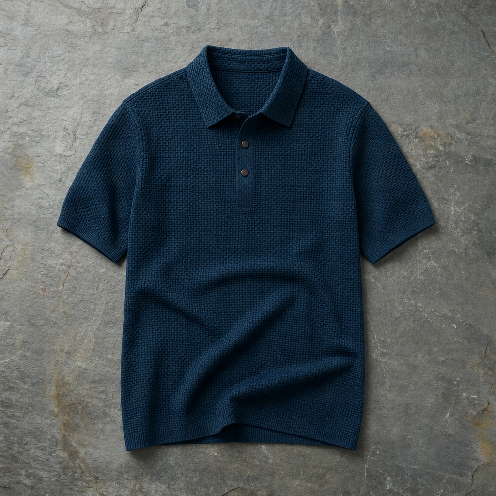 Trento Textured Knit Polo