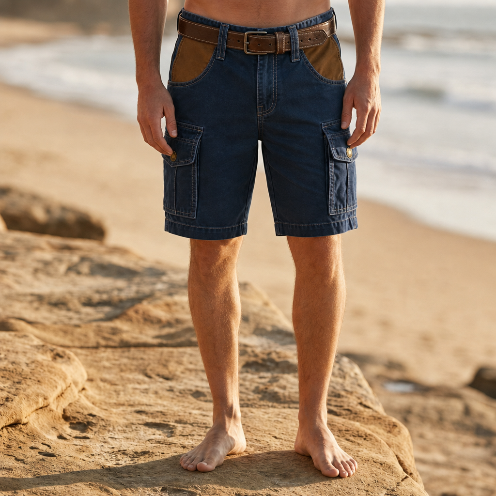 Bellagio Two-Tone Cargo Shorts