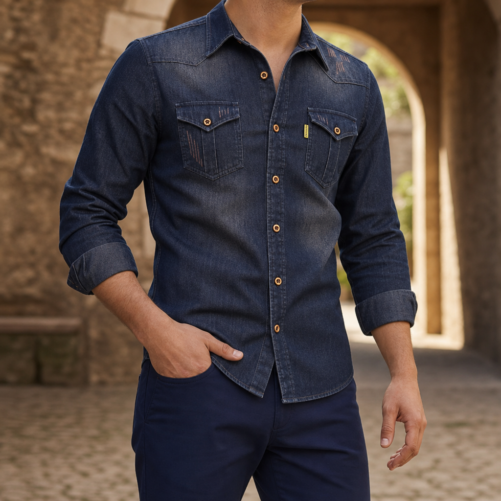 Merida Western Denim Shirt