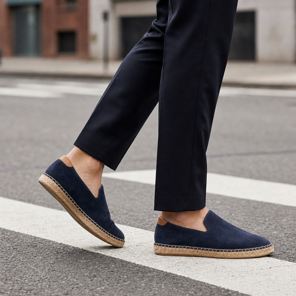 Mdina Suede Espadrille Slip-Ons