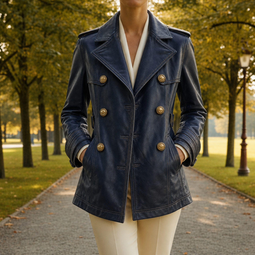 Lacoste Double-Breasted Military Jacket