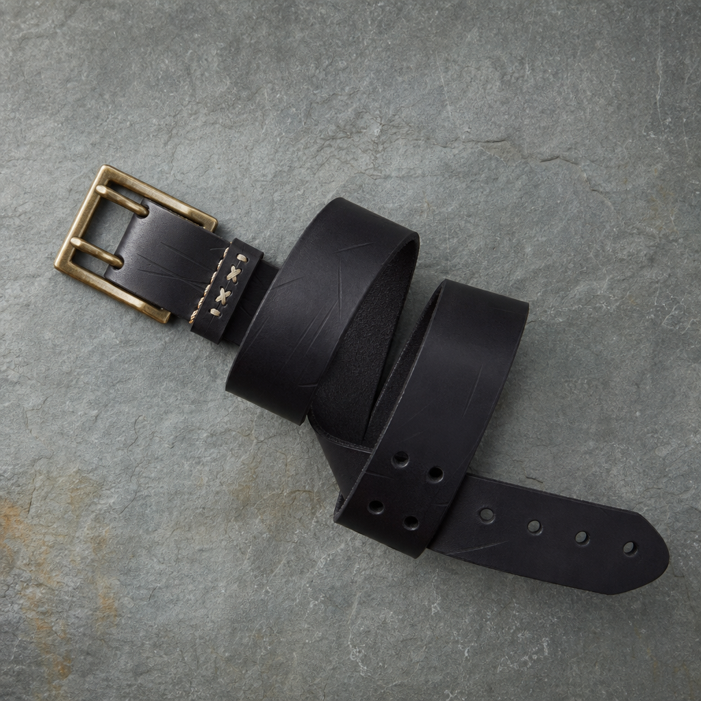 Madeira Double Prong Leather Belt