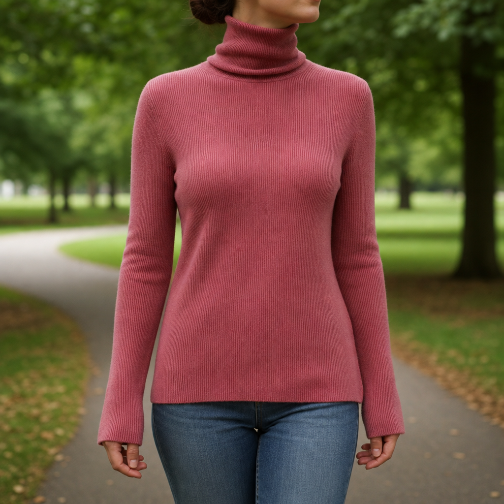 Capri Cashmere Turtleneck Sweater