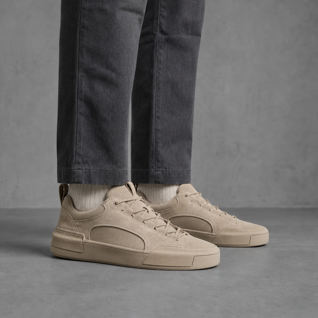 Nafplio Suede Canvas Sneakers