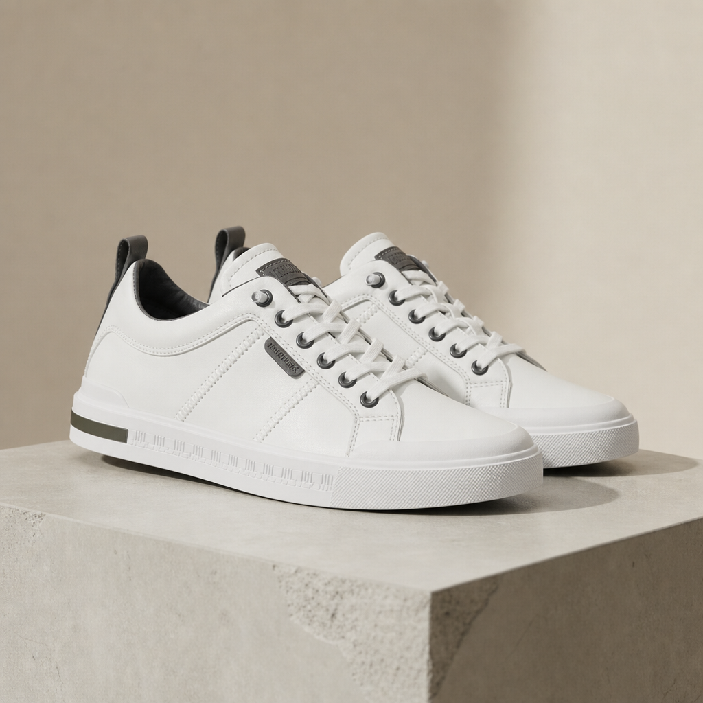 Nimes Leather Low-Top Sneakers