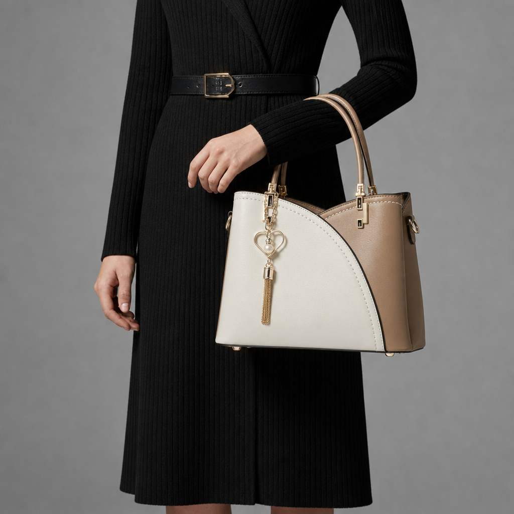 Delphi Dual-Tone Structured Handbag