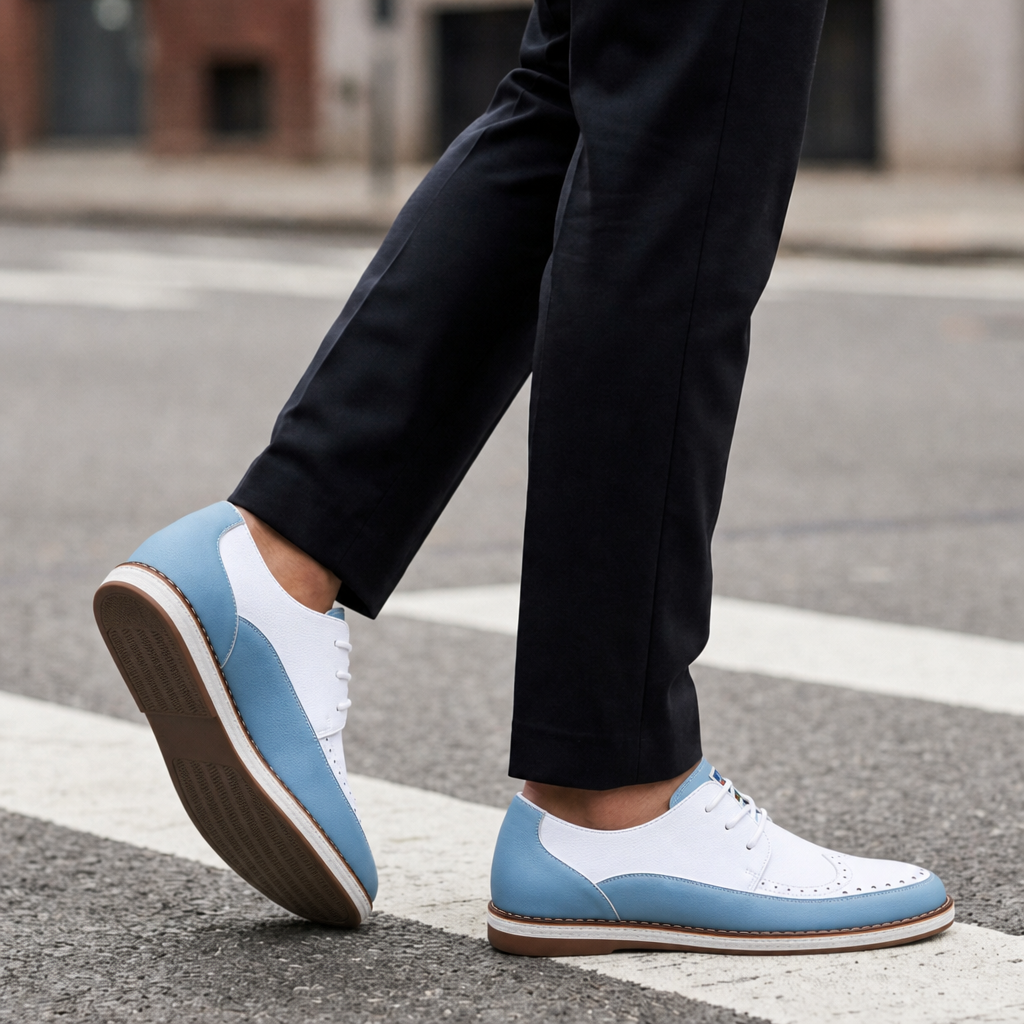 Patmos Two-Tone Brogue Oxfords