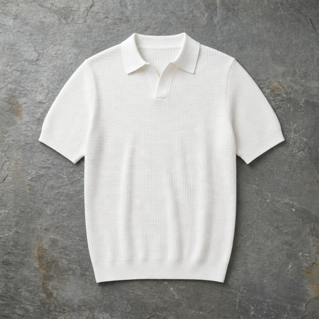 Formentera Textured Knit Polo