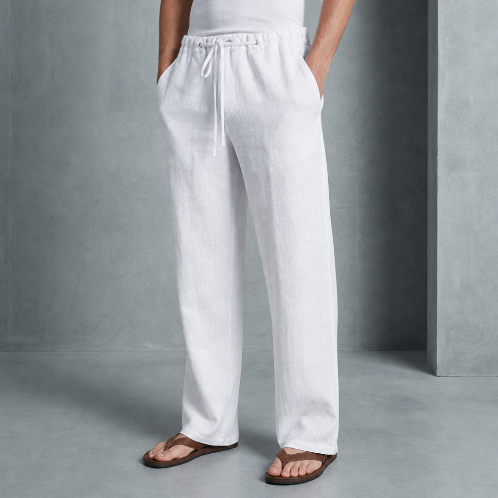 Alvanti Linen Drawstring Trousers