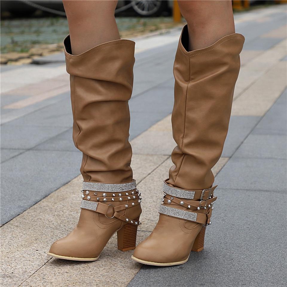 Hollis | Buckle Closures Mid-Calf Boots