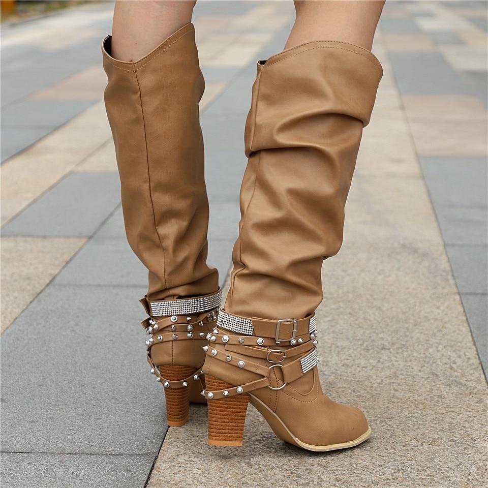 Hollis | Buckle Closures Mid-Calf Boots