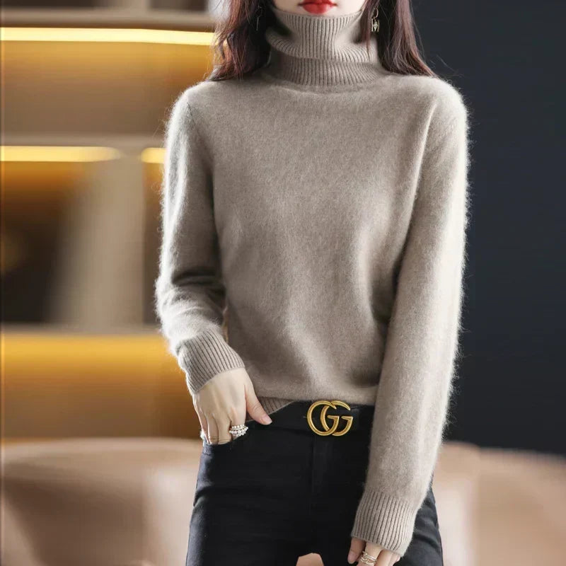 Blakely Elegant Cashmere Turtleneck Sweater