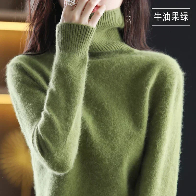 Blakely Elegant Cashmere Turtleneck Sweater