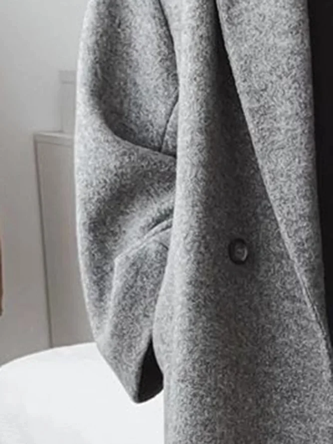 Women's Oversized Tailored Coat | Relaxed Longline Overcoat