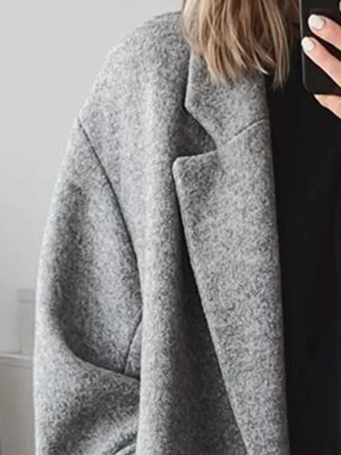 Women's Oversized Tailored Coat | Relaxed Longline Overcoat