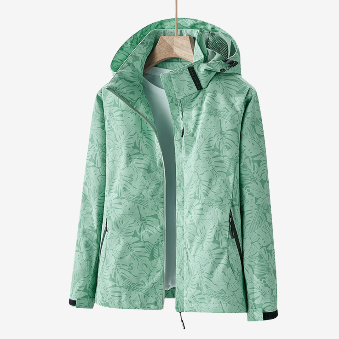 Women's Waterproof Jacket | Lightweight Hooded Windbreaker