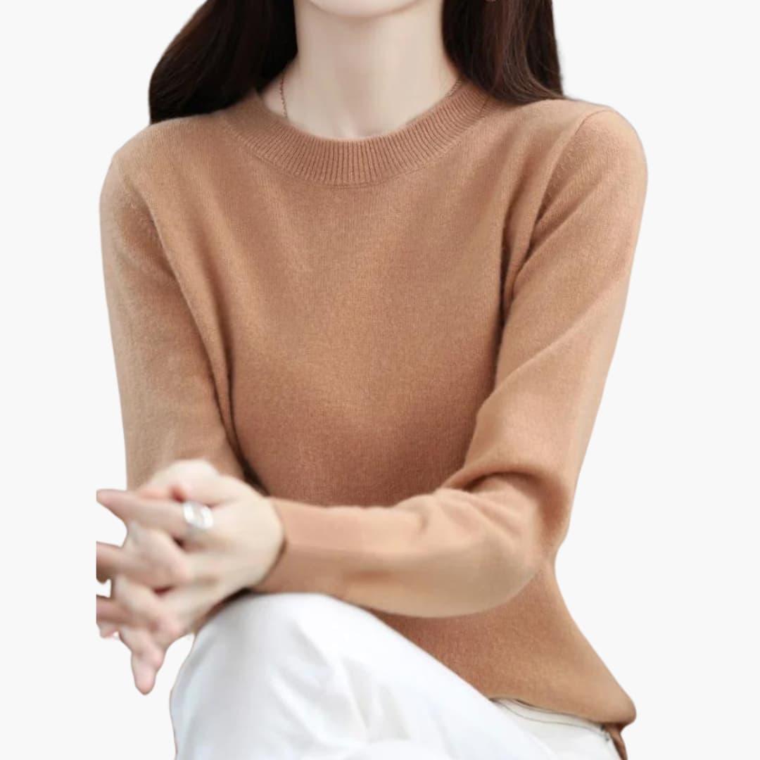 Persephone | Chunky Knit Round Neckline Sweater