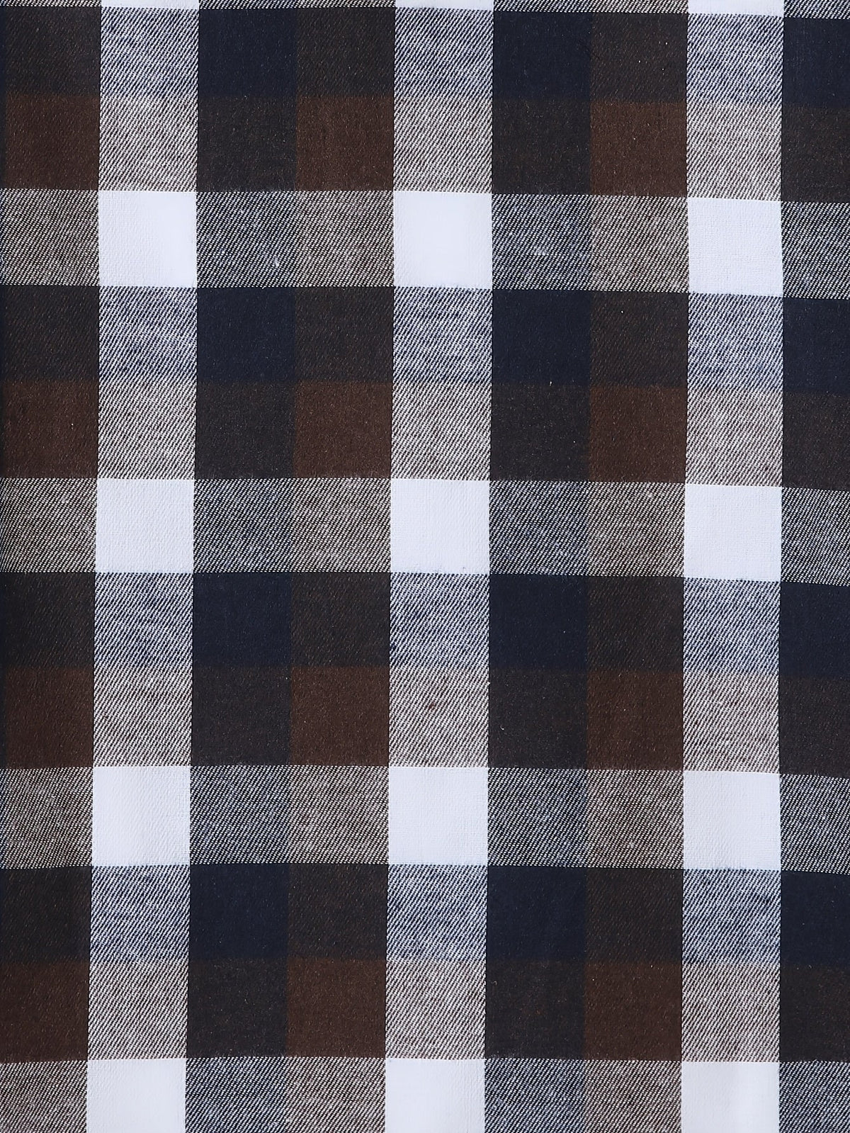 Braxton | Checked Hooded Shirt